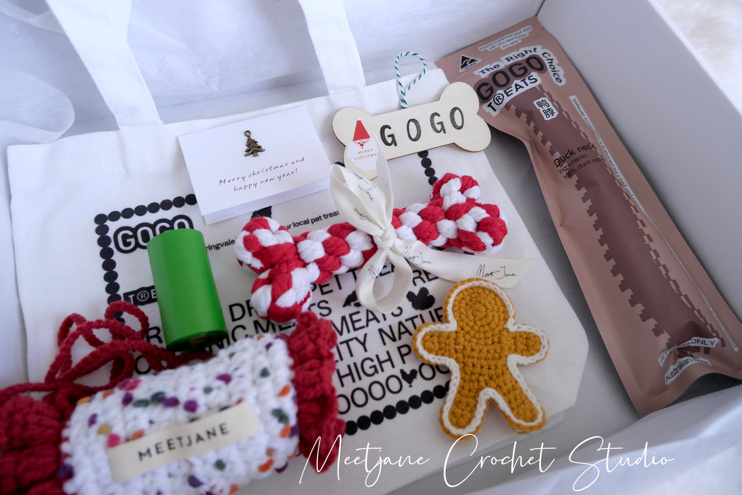 【GOGO TREATS x MEETJANE CROCHET STUDIO】CHRISTMAS GIFT SET🎄Limited edition