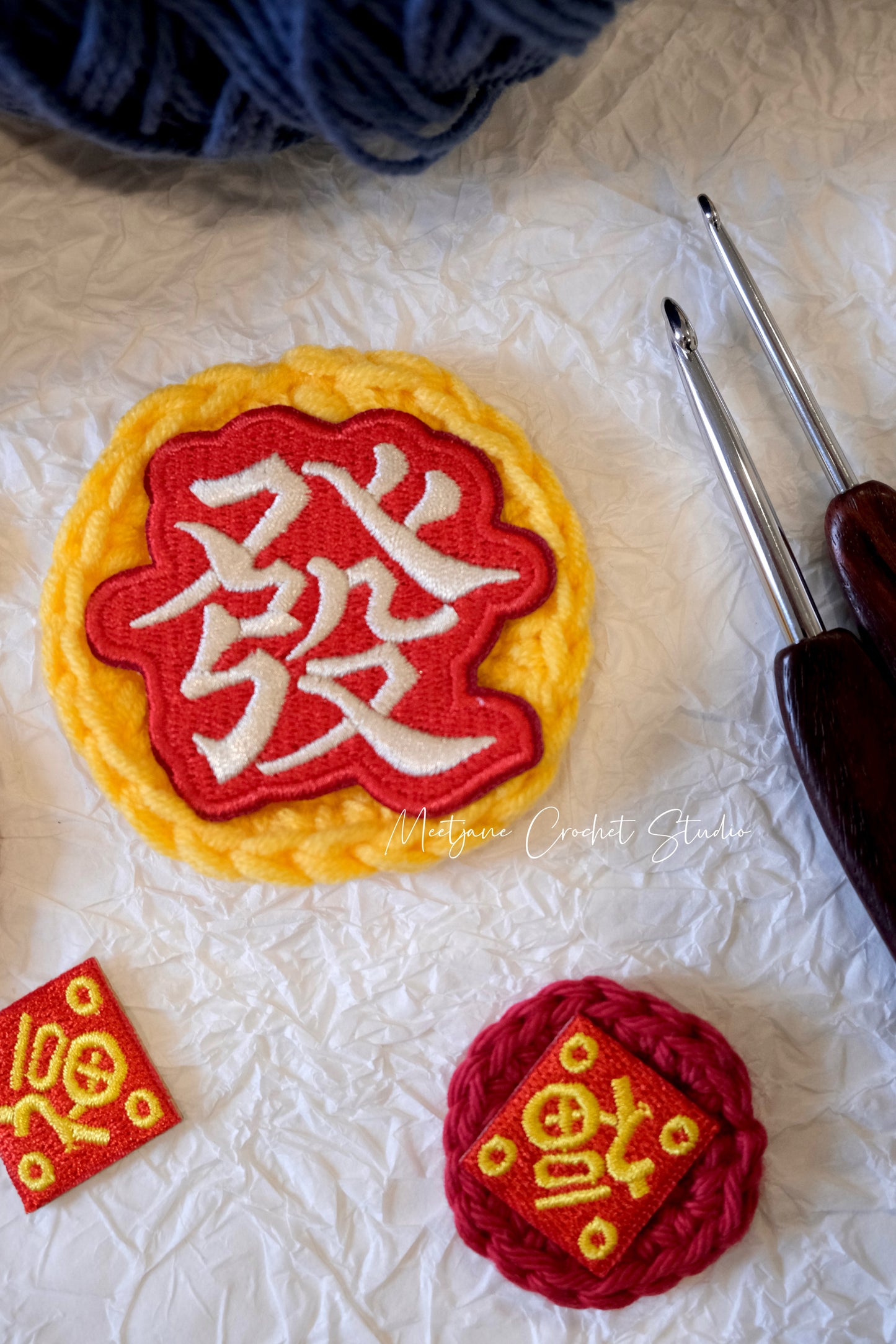 Crochet workshop|New Year craft| 11 Jan 2025. 3-5pm|New Year brooches/fridge magnets