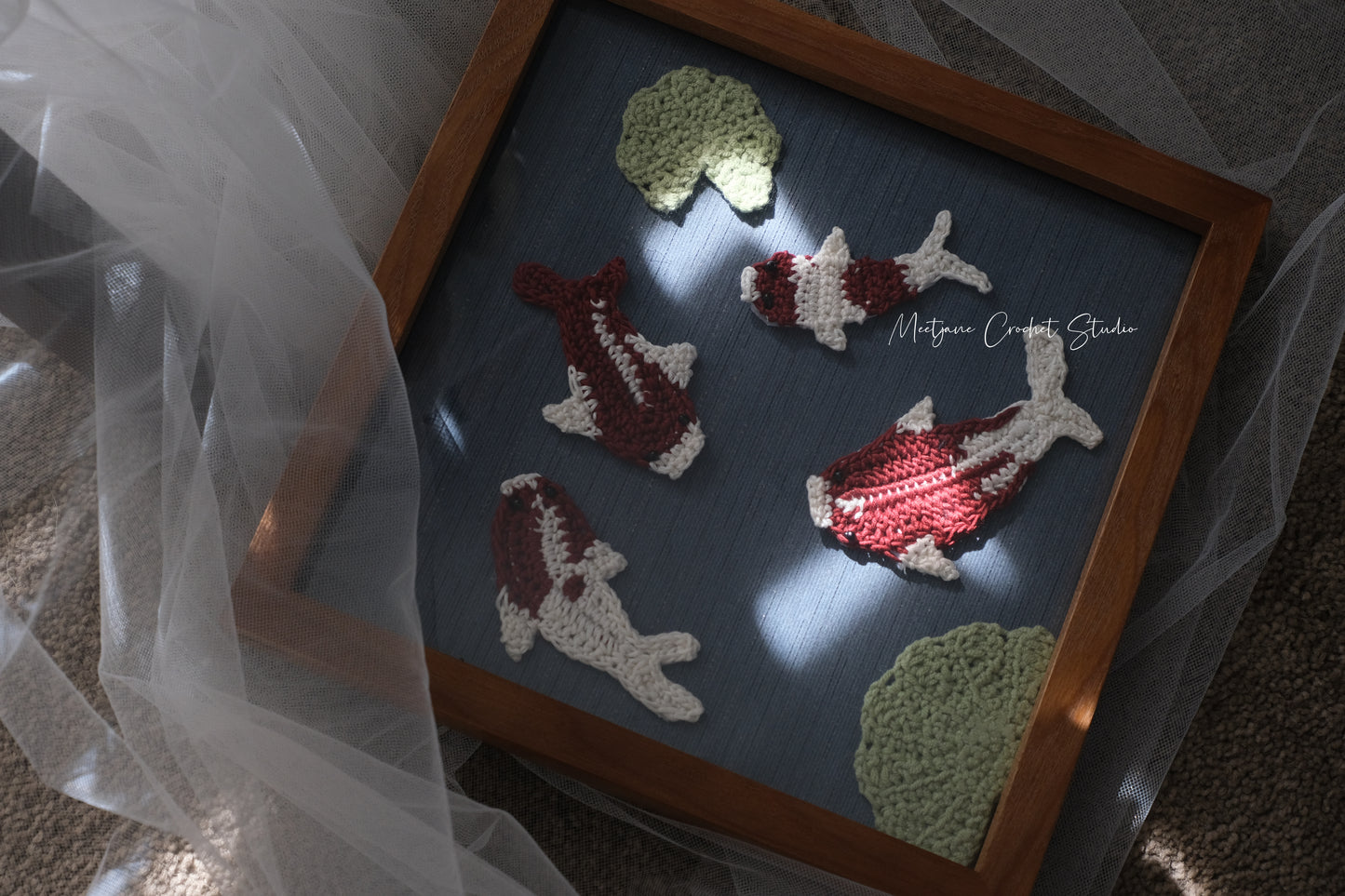 Crochet gift|crochet art|The Koi fish|one size|Best gift for him/her