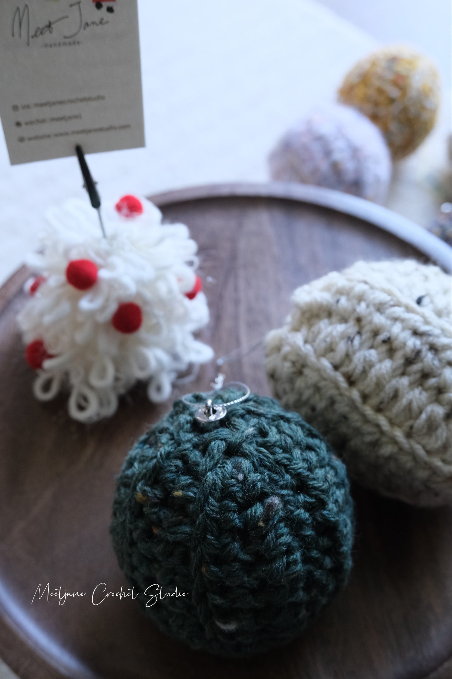 Crochet workshop|Christmas event| 7 Dec 2024. 1-3pm|New Life for Old Ornaments – The Magic of Yarn!