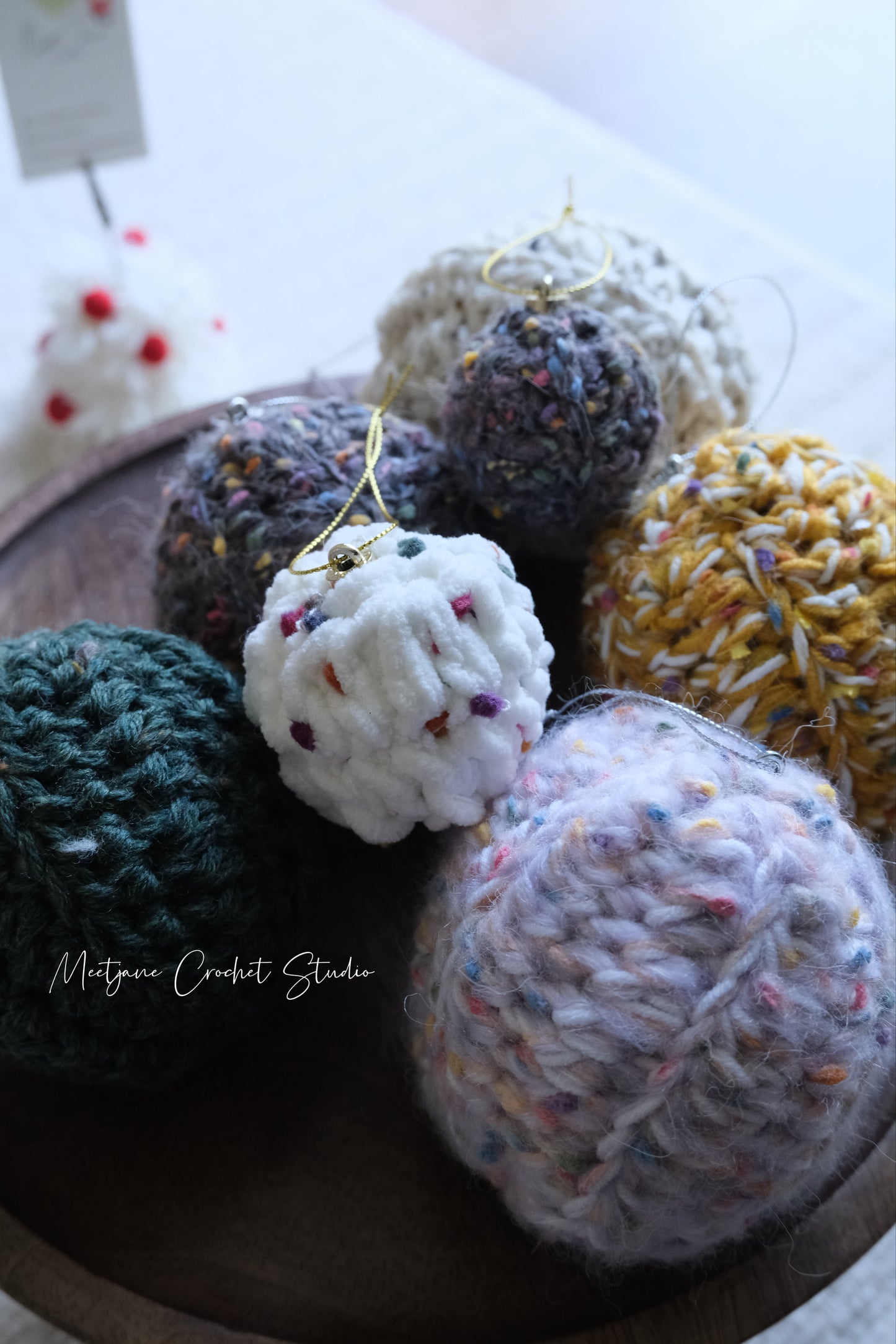 Crochet workshop|Christmas event| 7 Dec 2024. 1-3pm|New Life for Old Ornaments – The Magic of Yarn!