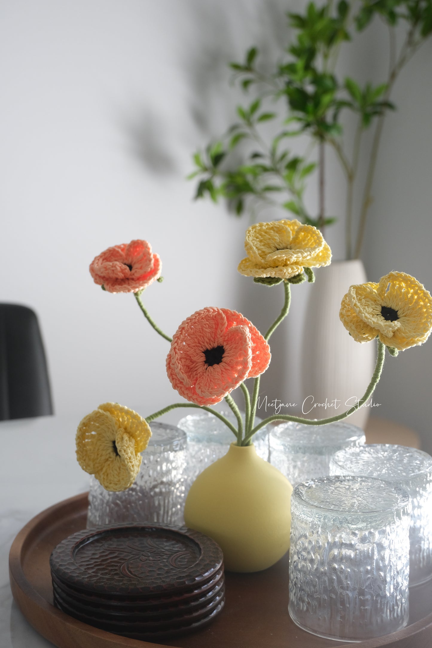 Crochet Workshop| Learn to crochet Poppy flowers|【2 sessions】