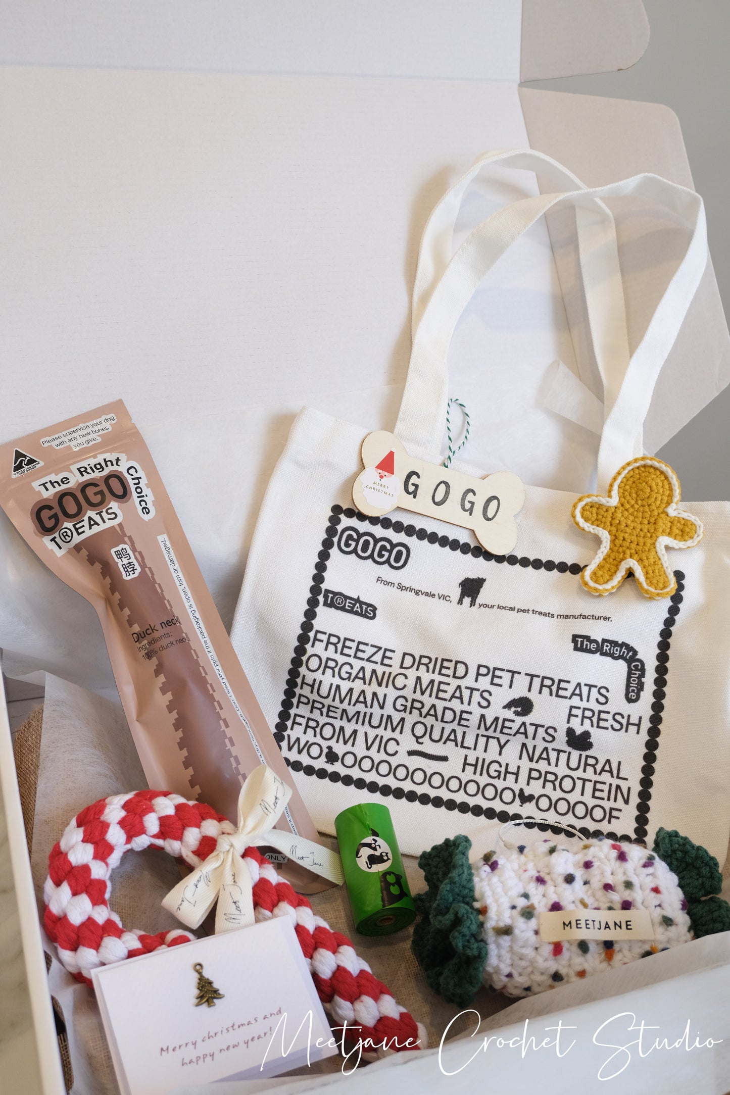 【GOGO TREATS x MEETJANE CROCHET STUDIO】CHRISTMAS GIFT SET🎄Limited edition