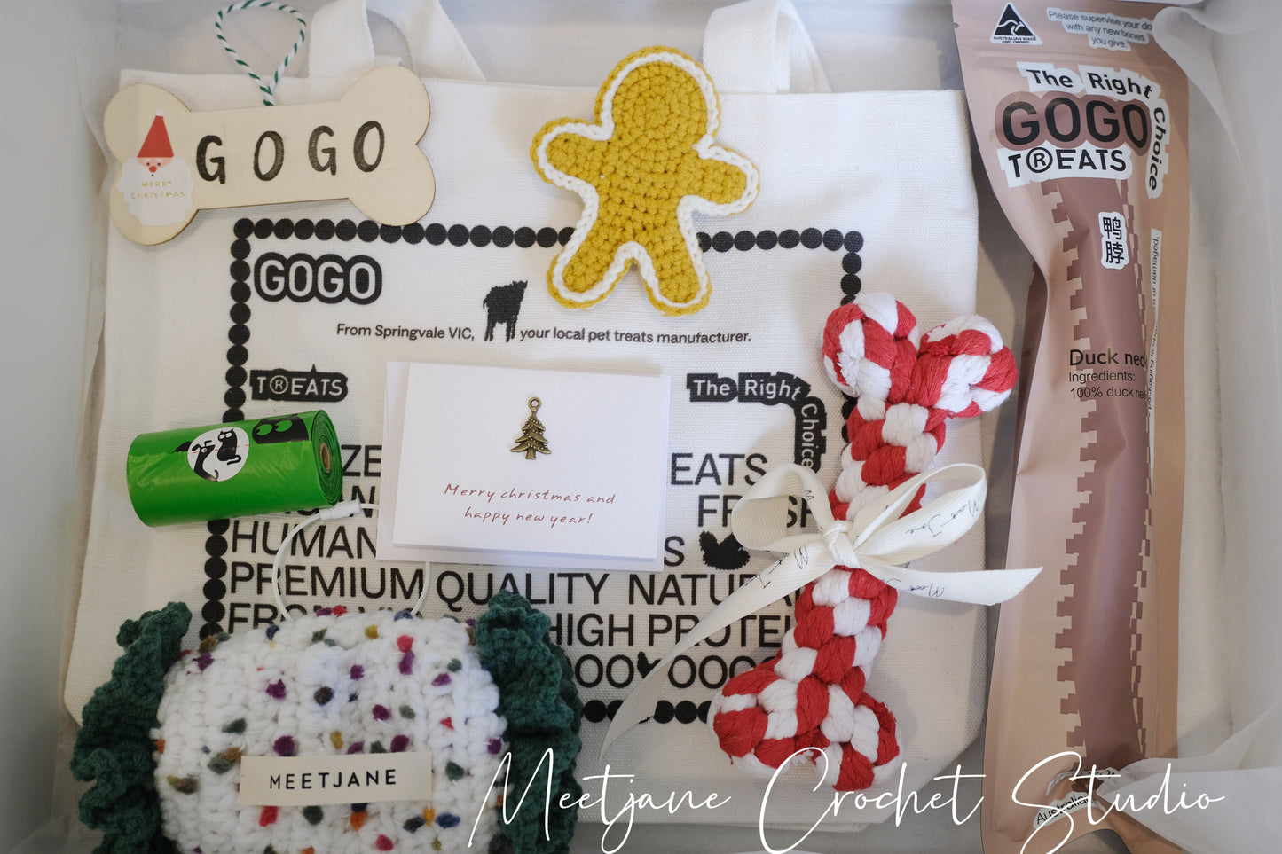 【GOGO TREATS x MEETJANE CROCHET STUDIO】CHRISTMAS GIFT SET🎄Limited edition