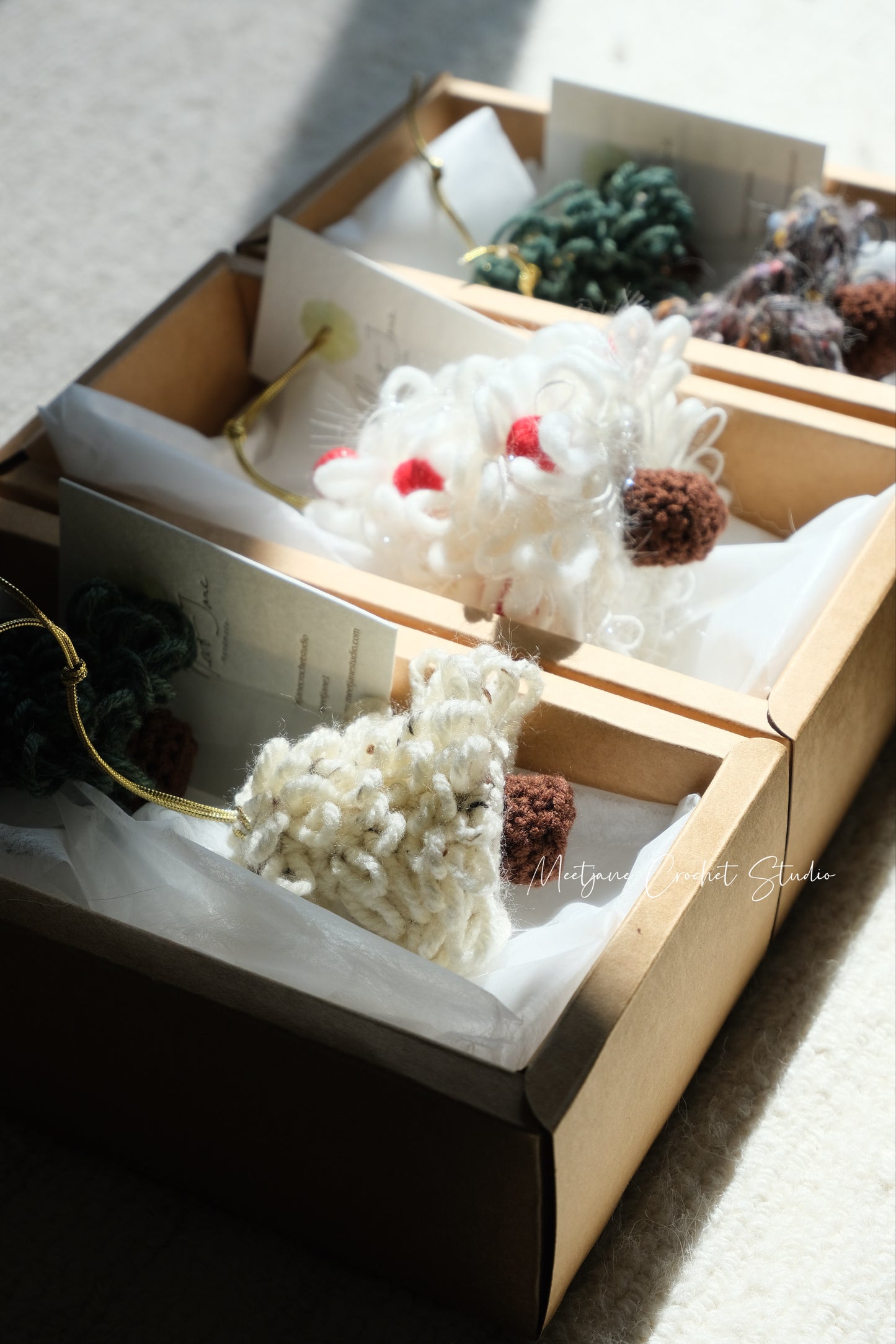 Crochet gift|Handmade Crochet Christmas Tree Gift Sets|Perfect for Holiday Gifting|Christmas gift under$50