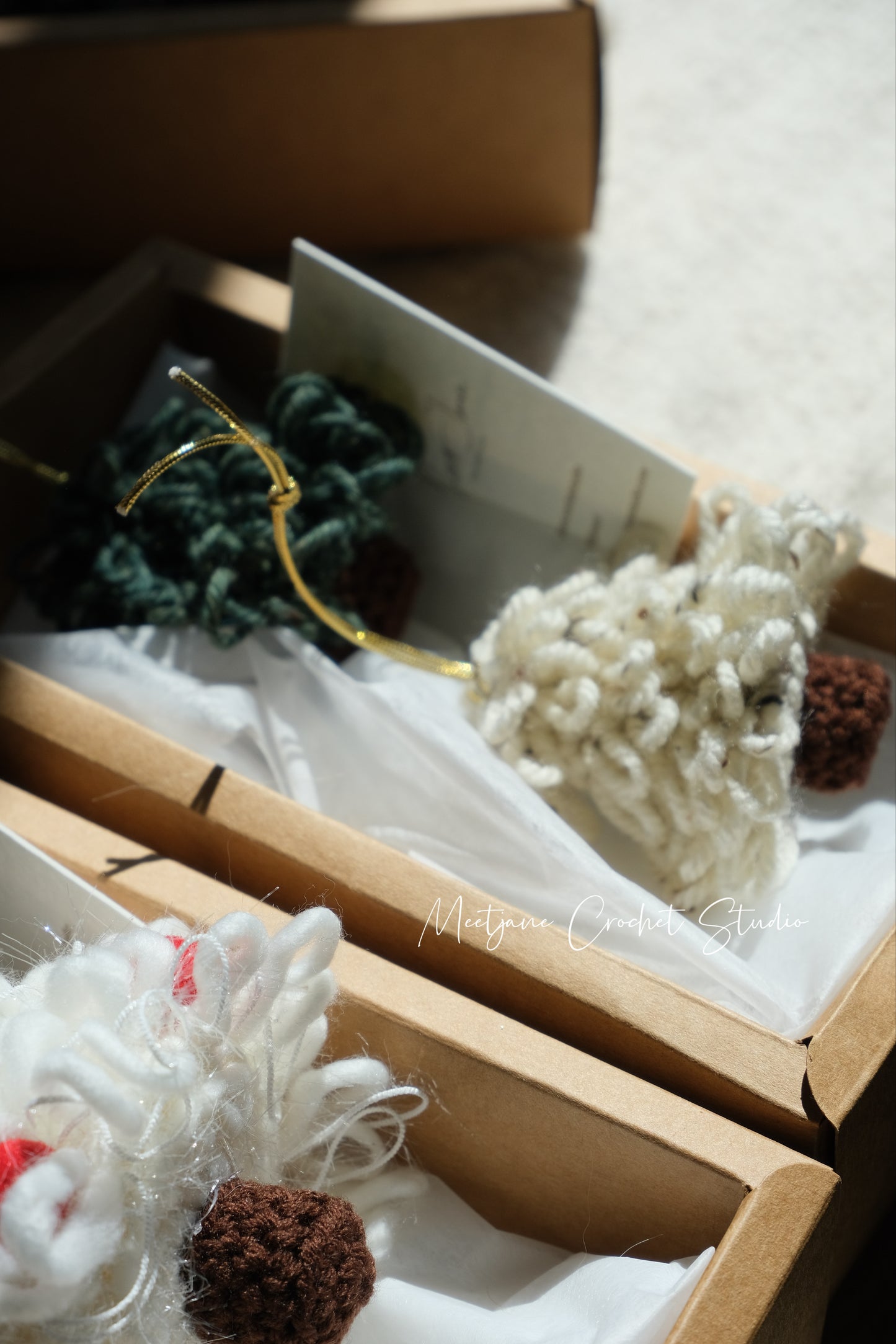Crochet gift|Handmade Crochet Christmas Tree Gift Sets|Perfect for Holiday Gifting|Christmas gift under$50