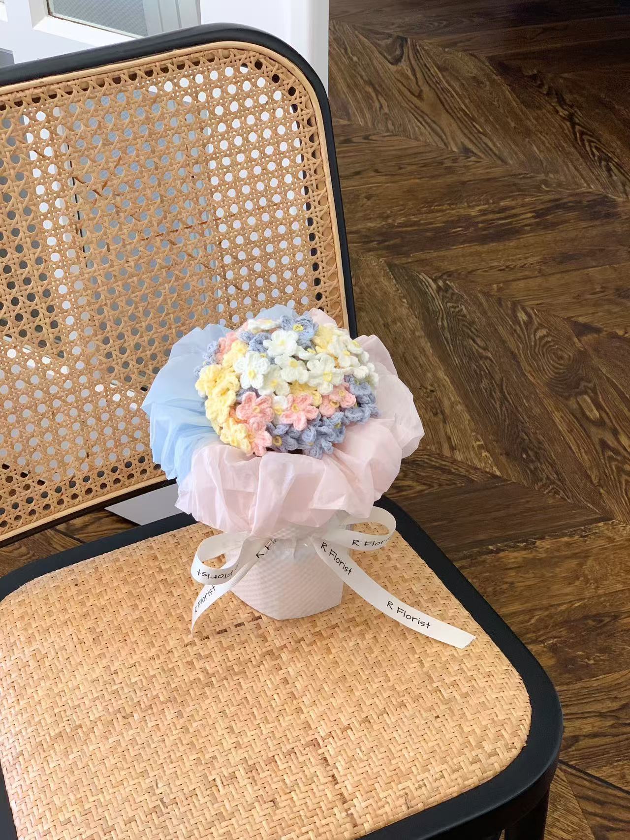 Meetjane bouquet| Melbourne handmade crochet flower |Pastel Blossom Dream|MELBOURNE ONLY