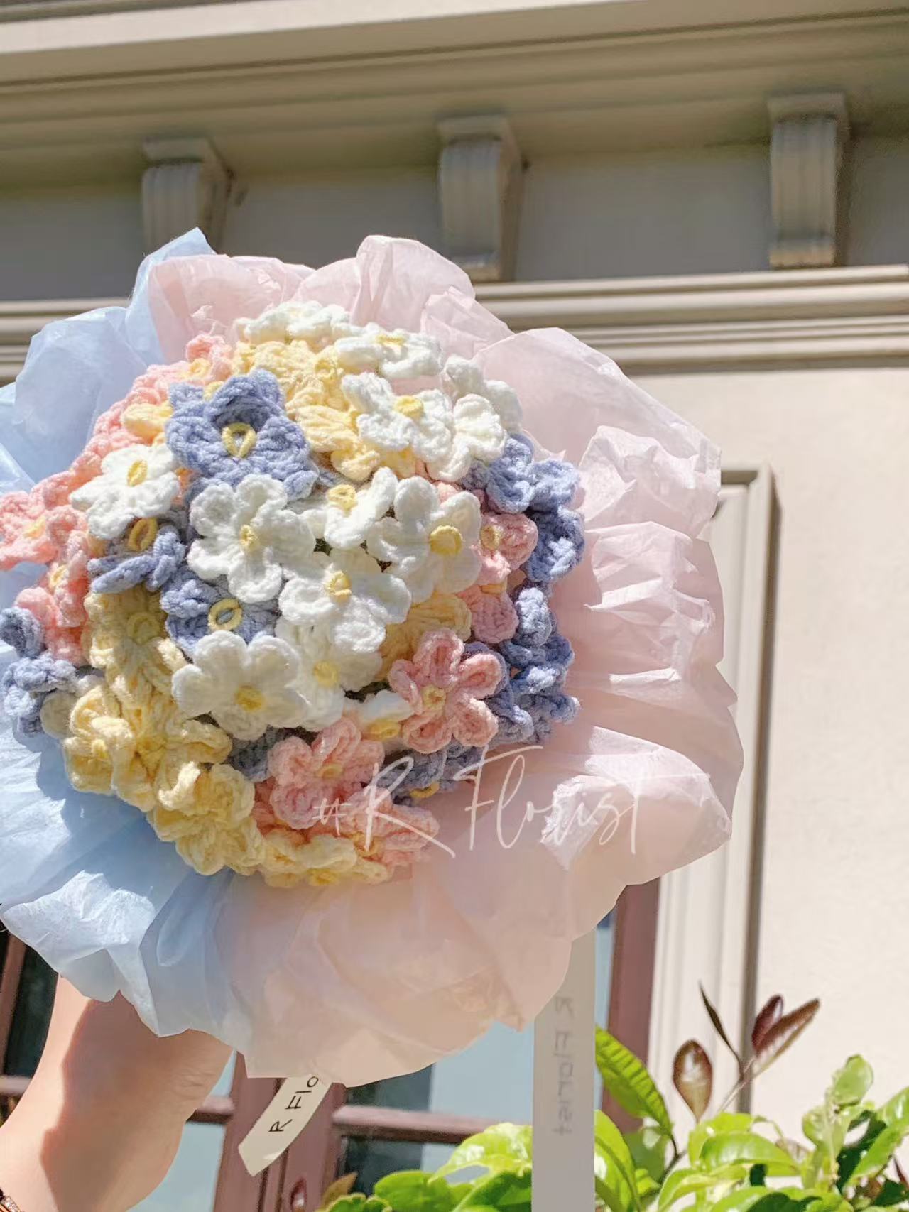 Meetjane bouquet| Melbourne handmade crochet flower |Pastel Blossom Dream|MELBOURNE ONLY