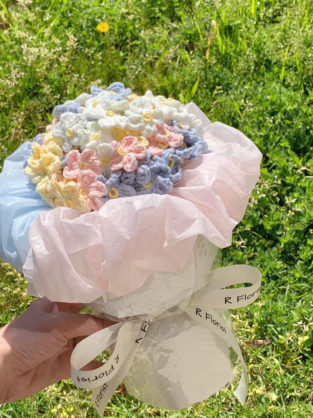 Meetjane bouquet| Melbourne handmade crochet flower |Pastel Blossom Dream|MELBOURNE ONLY