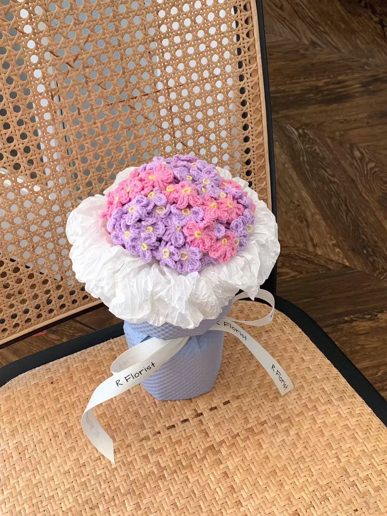 Meetjane bouquet| Melbourne handmade crochet flower |Berry Bloom Bouquet|MELBOURNE ONLY