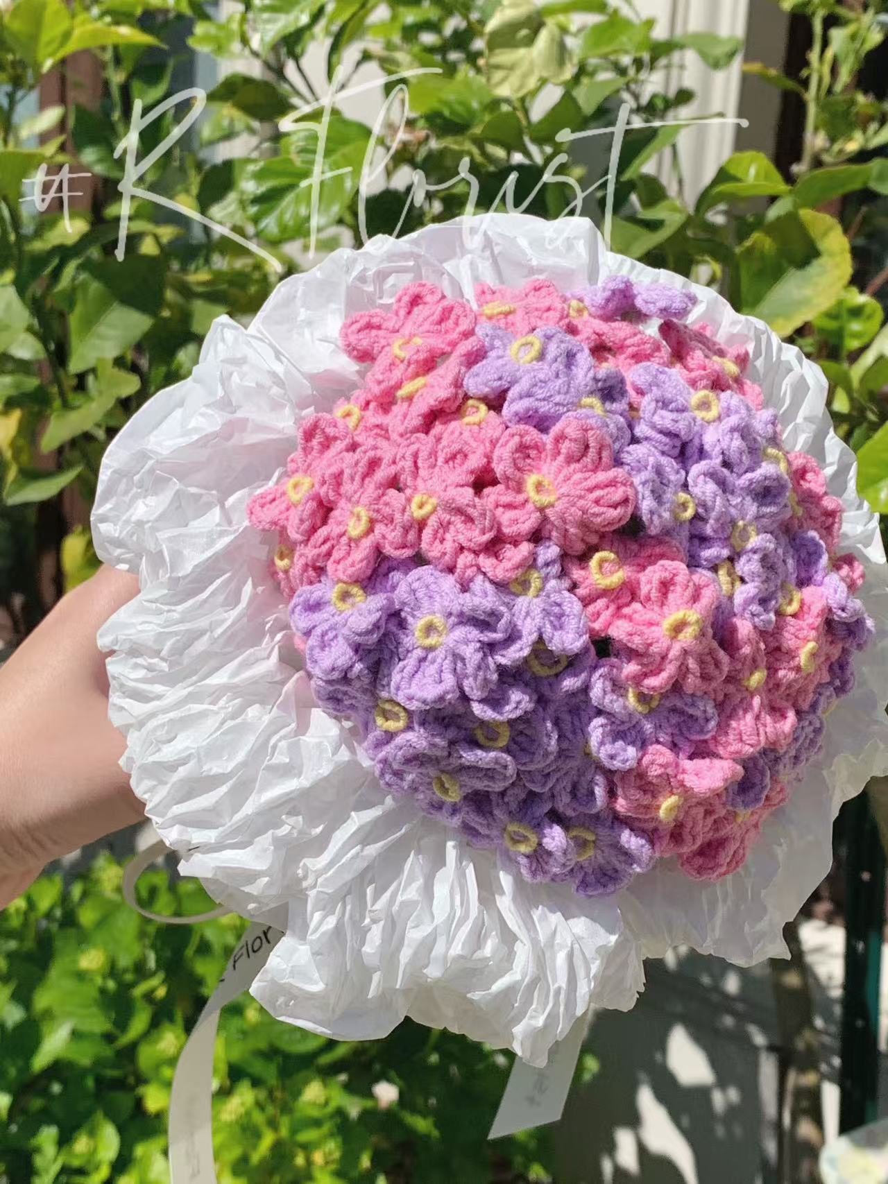 Meetjane bouquet| Melbourne handmade crochet flower |Berry Bloom Bouquet|MELBOURNE ONLY