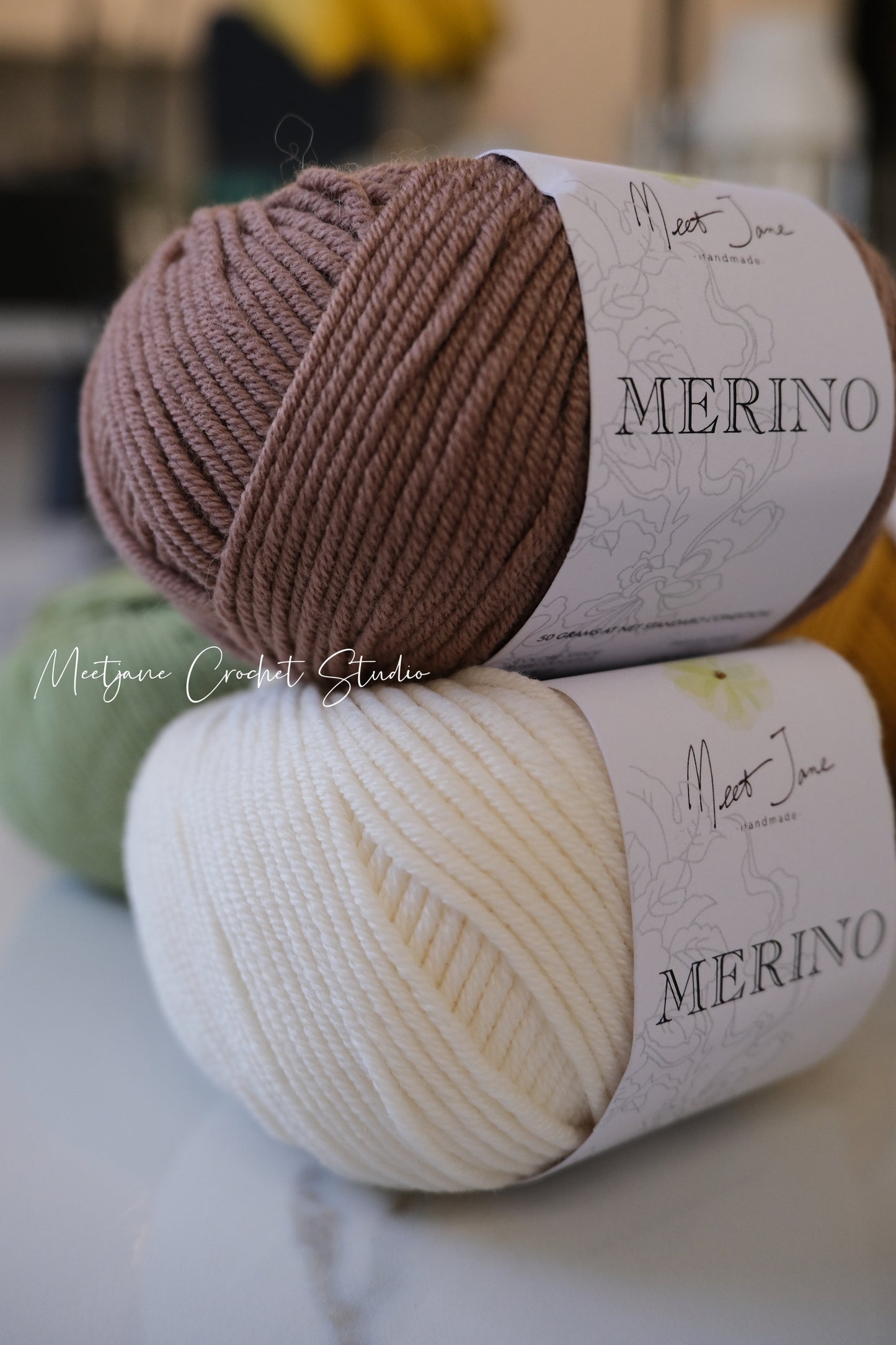 Crochet yarn|wool|Merino wool|50g