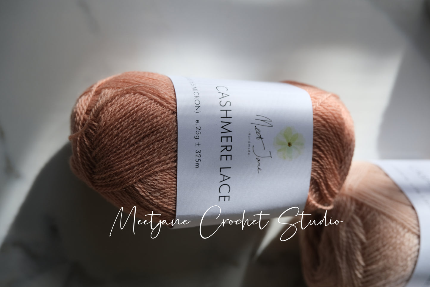 Crochet yarn|cashmere lace|25g|Autumn