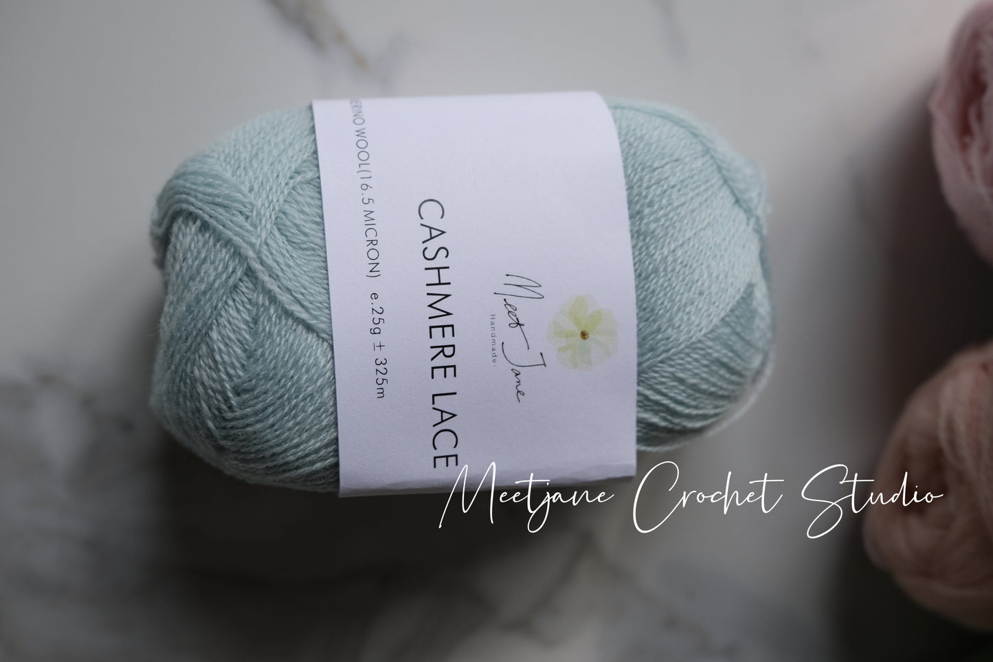 Crochet yarn|cashmere lace|25g|macaroon colours