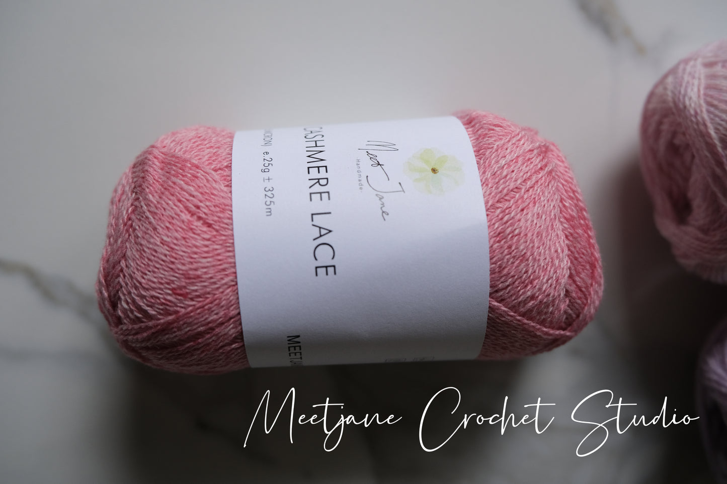 Crochet yarn|cashmere lace|25g