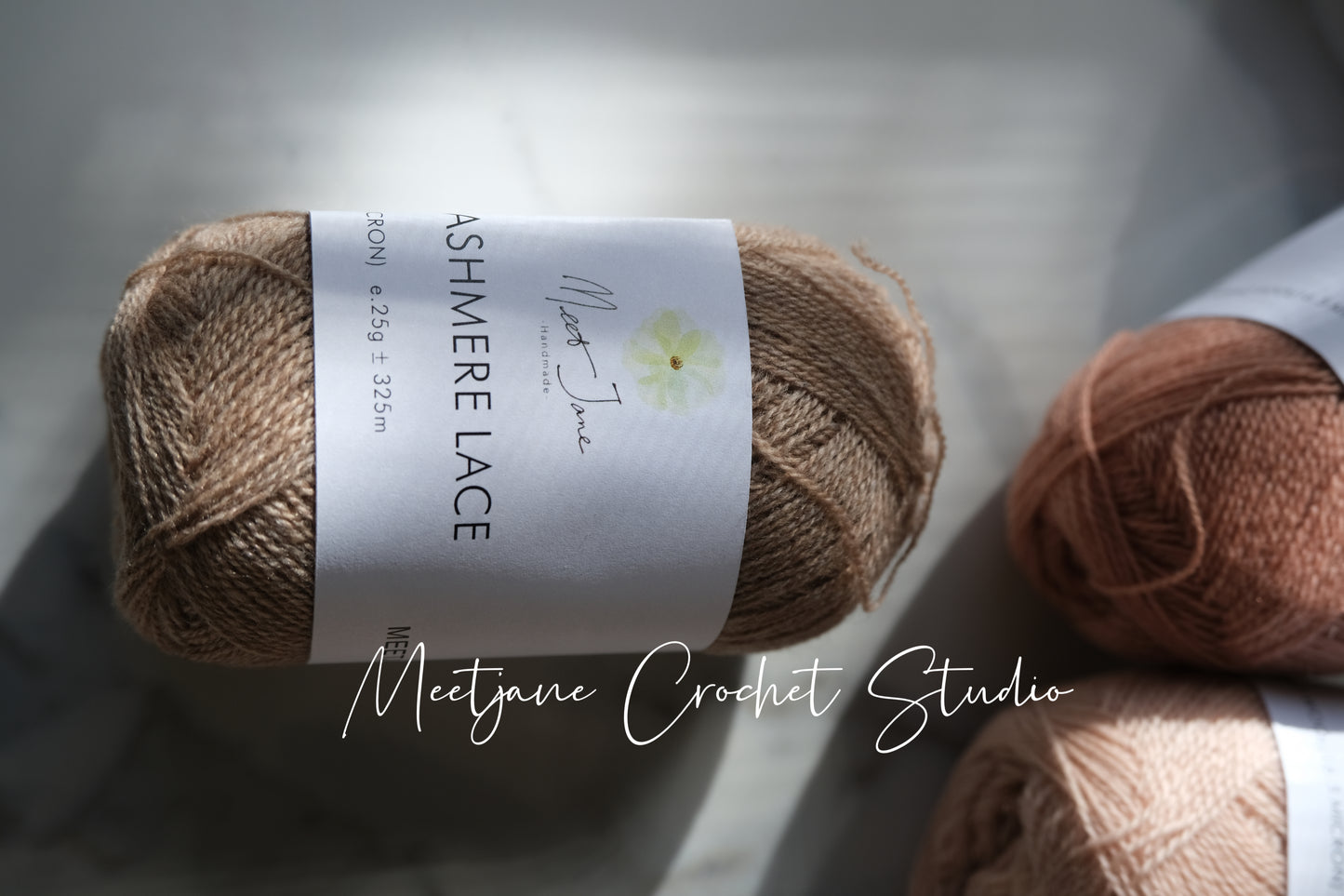 Crochet yarn|cashmere lace|25g|Autumn