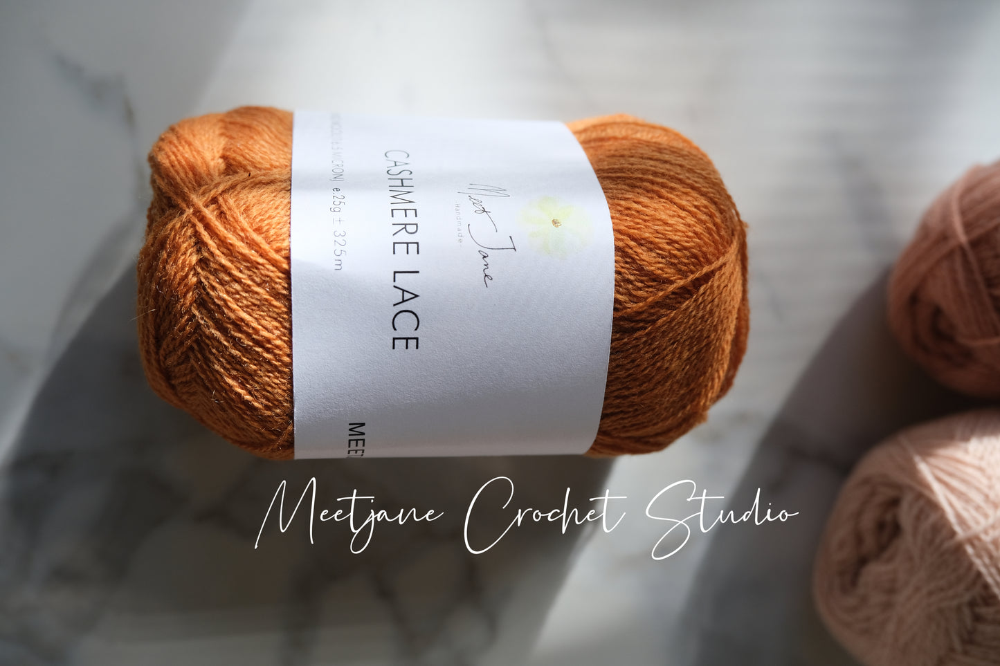 Crochet yarn|cashmere lace|25g|Autumn