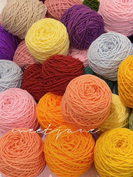 Crochet yarn|Milk cotton yarn|Soft Bliss|50g 4ply