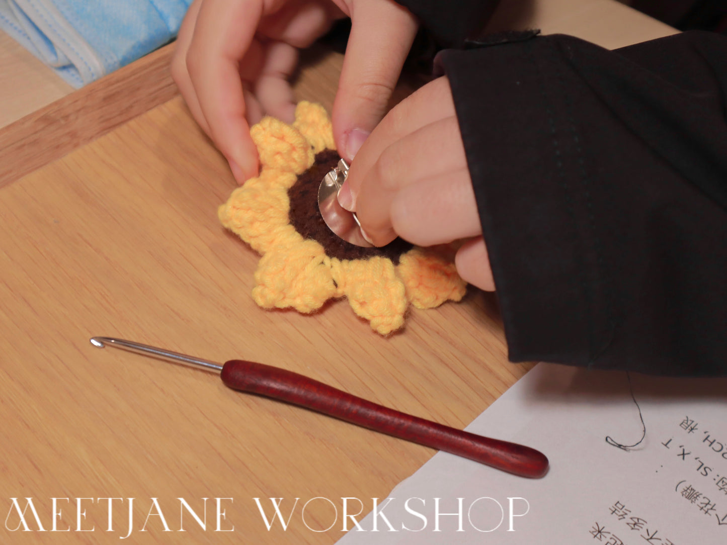 Crochet Workshop| Learn to crochet SUNFLOWER|2 sessions