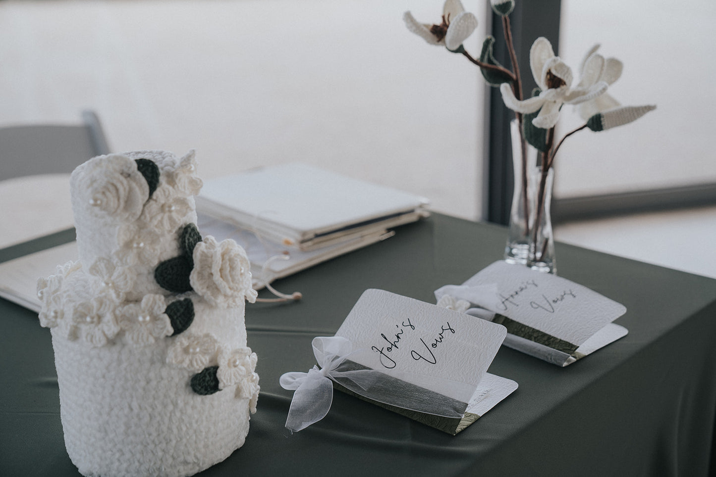 Crochet Wedding|Crochet double barrel Wedding cake