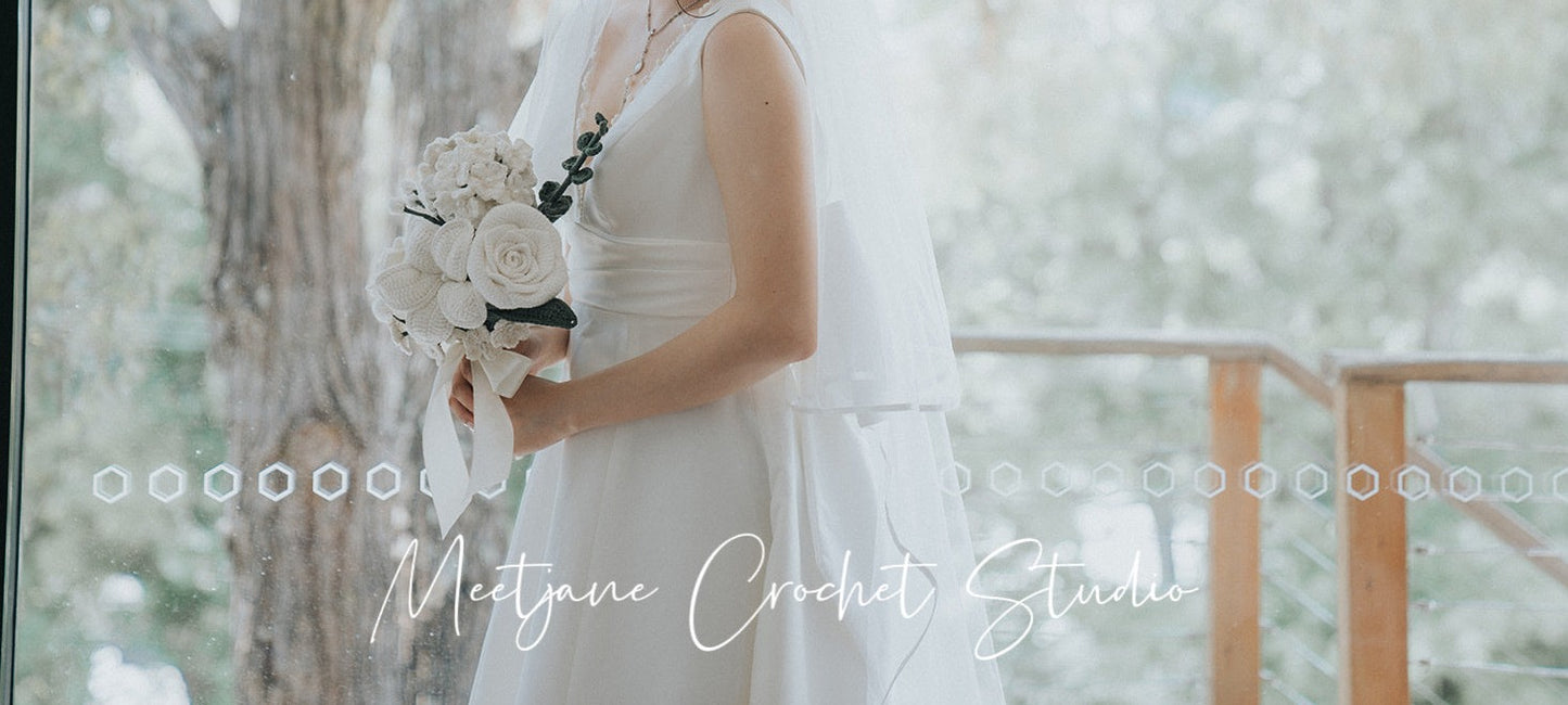 Crochet Wedding|Melbourne handmade |Wedding bouquet|Bridal bouquet