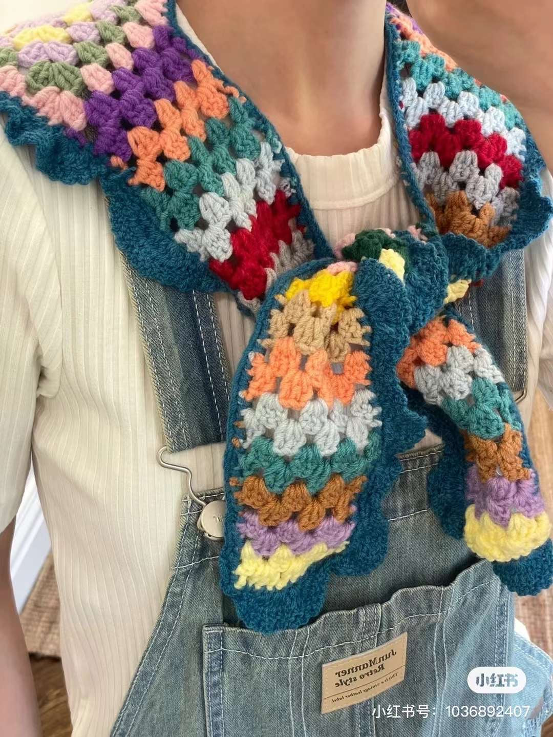 Crochet Workshop| Granny square Shawl|Beginner friendly|【3 sessions】