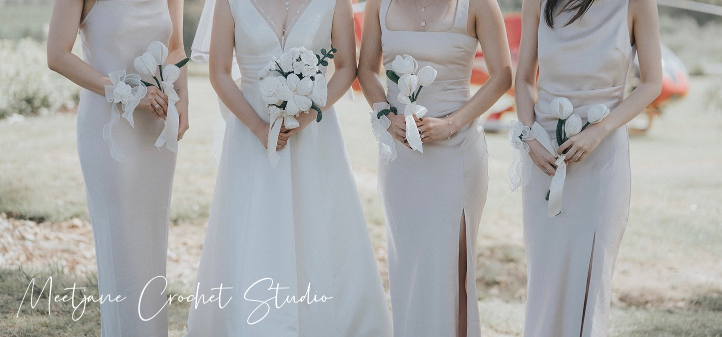 Crochet Wedding|Melbourne handmade |Wedding bouquet|Bridal bouquet