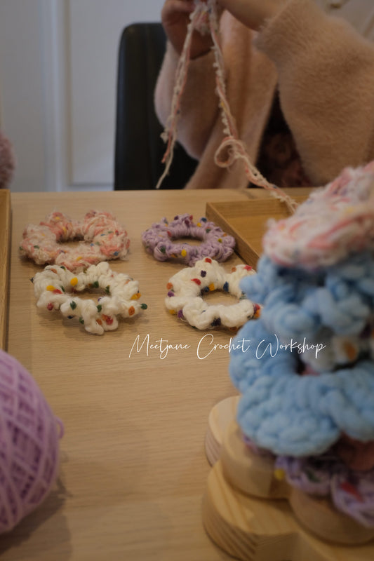 Crochet Workshop| Learn to crochet scrunchies 【1 session】Beginner friendly