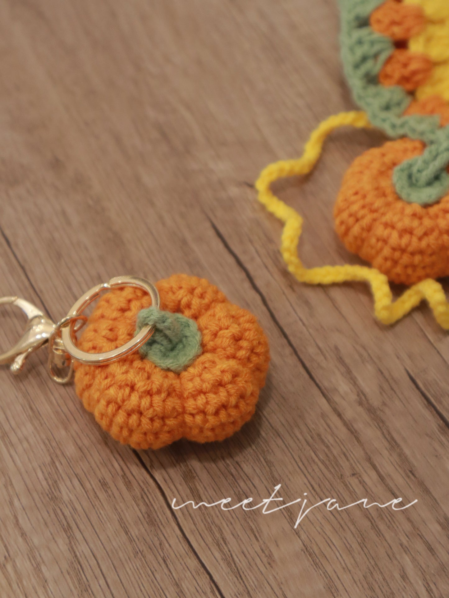 Crochet Accessories| Melbourne |PUMPKIN key chain|Halloween|LIMITED EDITION