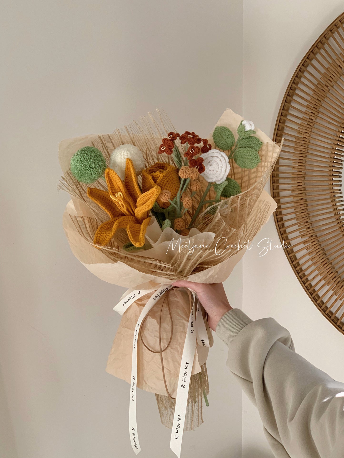 Meetjane bouquet| Melbourne handmade crochet flower |bouquet|Autumn|MELBOURNE ONLY