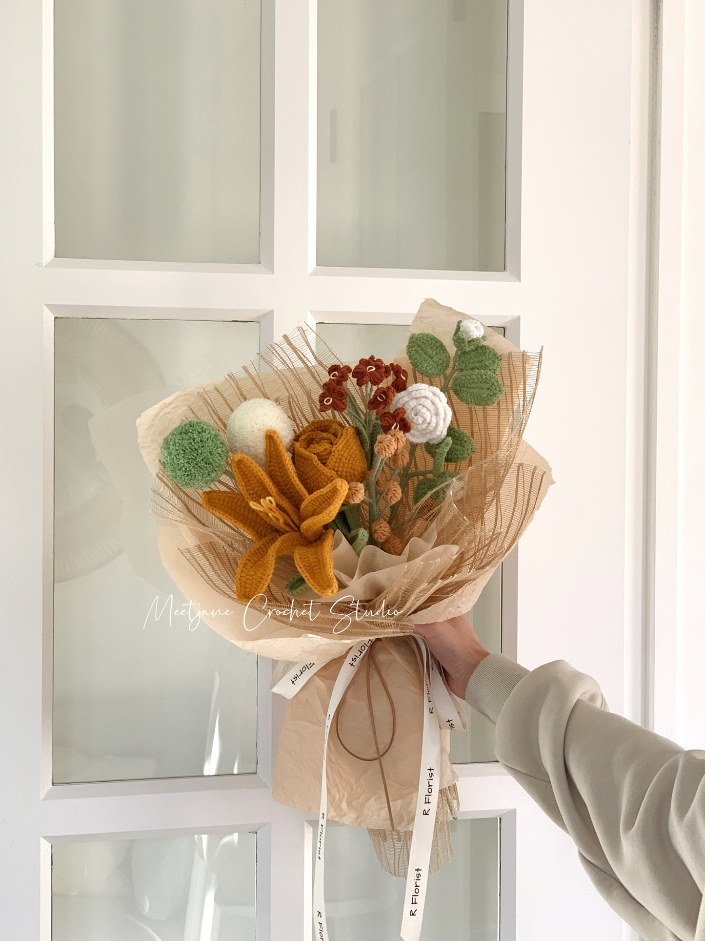 Meetjane bouquet| Melbourne handmade crochet flower |bouquet|Autumn|MELBOURNE ONLY