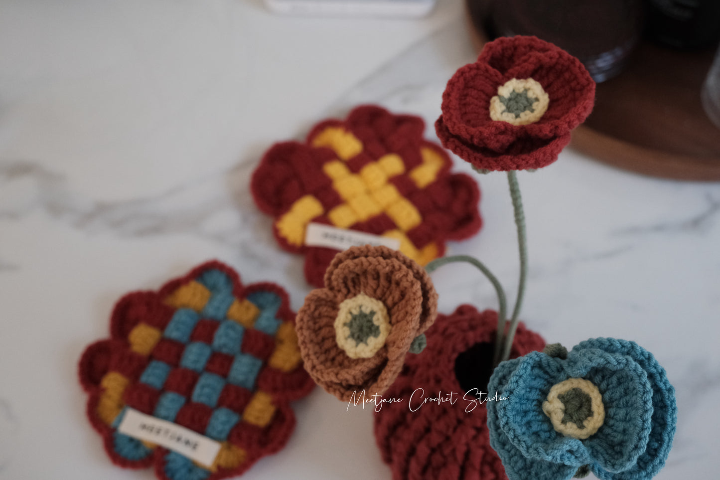 Crochet Workshop| Learn to crochet Chinese New Year Coaster|Beginner friendly