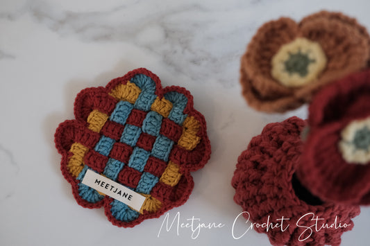 Crochet Workshop| Learn to crochet Chinese New Year Coaster|Beginner friendly