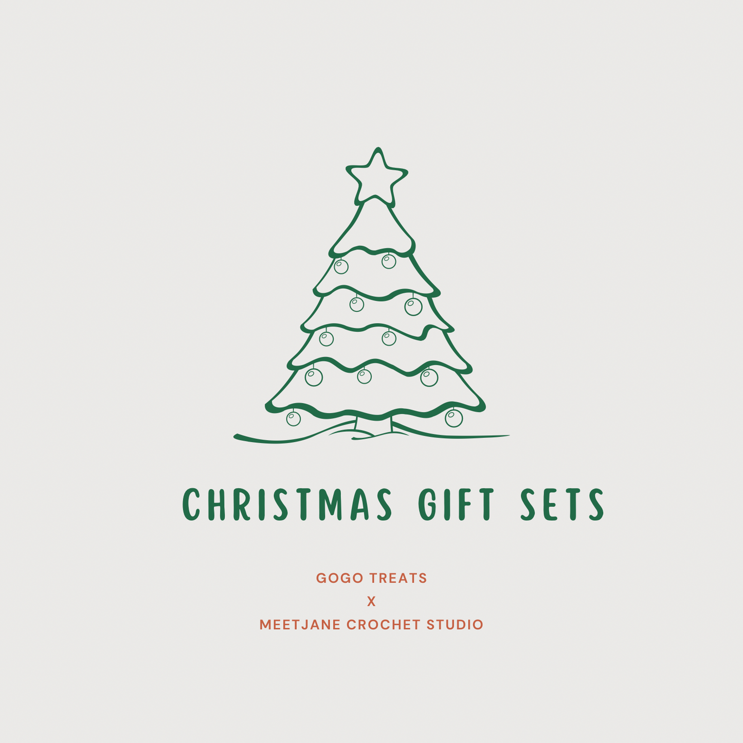 【GOGO TREATS x MEETJANE CROCHET STUDIO】CHRISTMAS GIFT SET🎄Limited edition