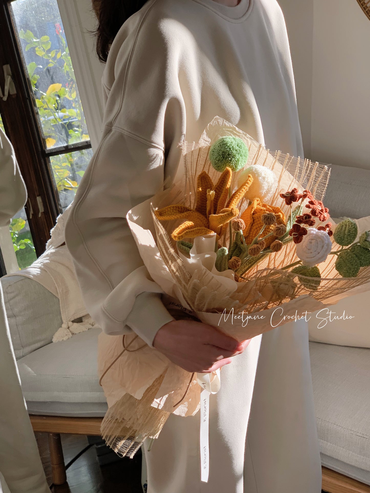 Meetjane bouquet| Melbourne handmade crochet flower |bouquet|Autumn|MELBOURNE ONLY