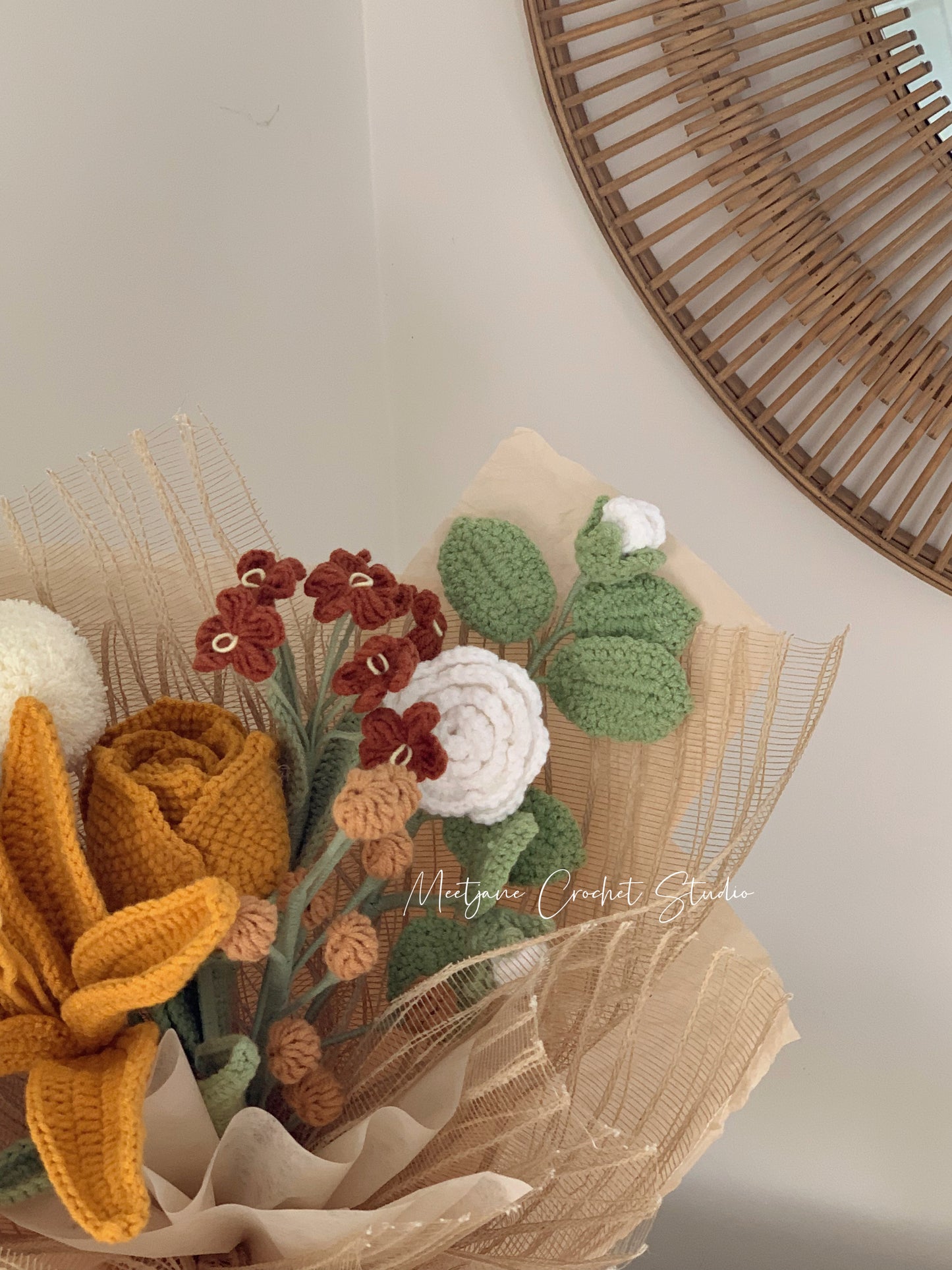 Meetjane bouquet| Melbourne handmade crochet flower |bouquet|Autumn|MELBOURNE ONLY