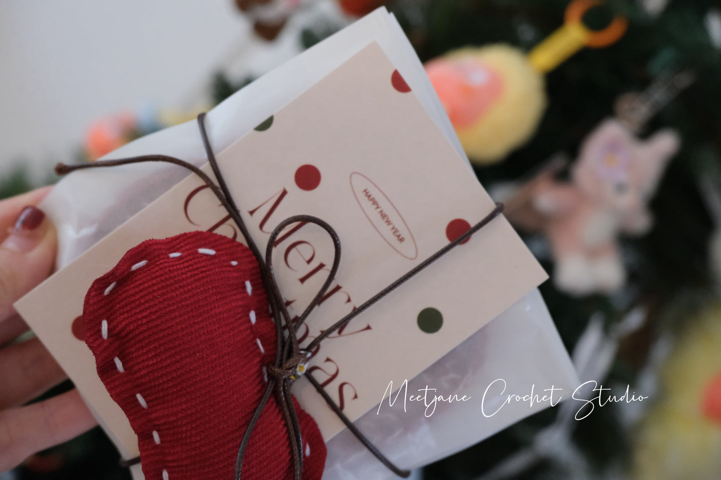 Crochet accessories| Melbourne |Sliced Apple coaster|Christmas gift|under $50 gift