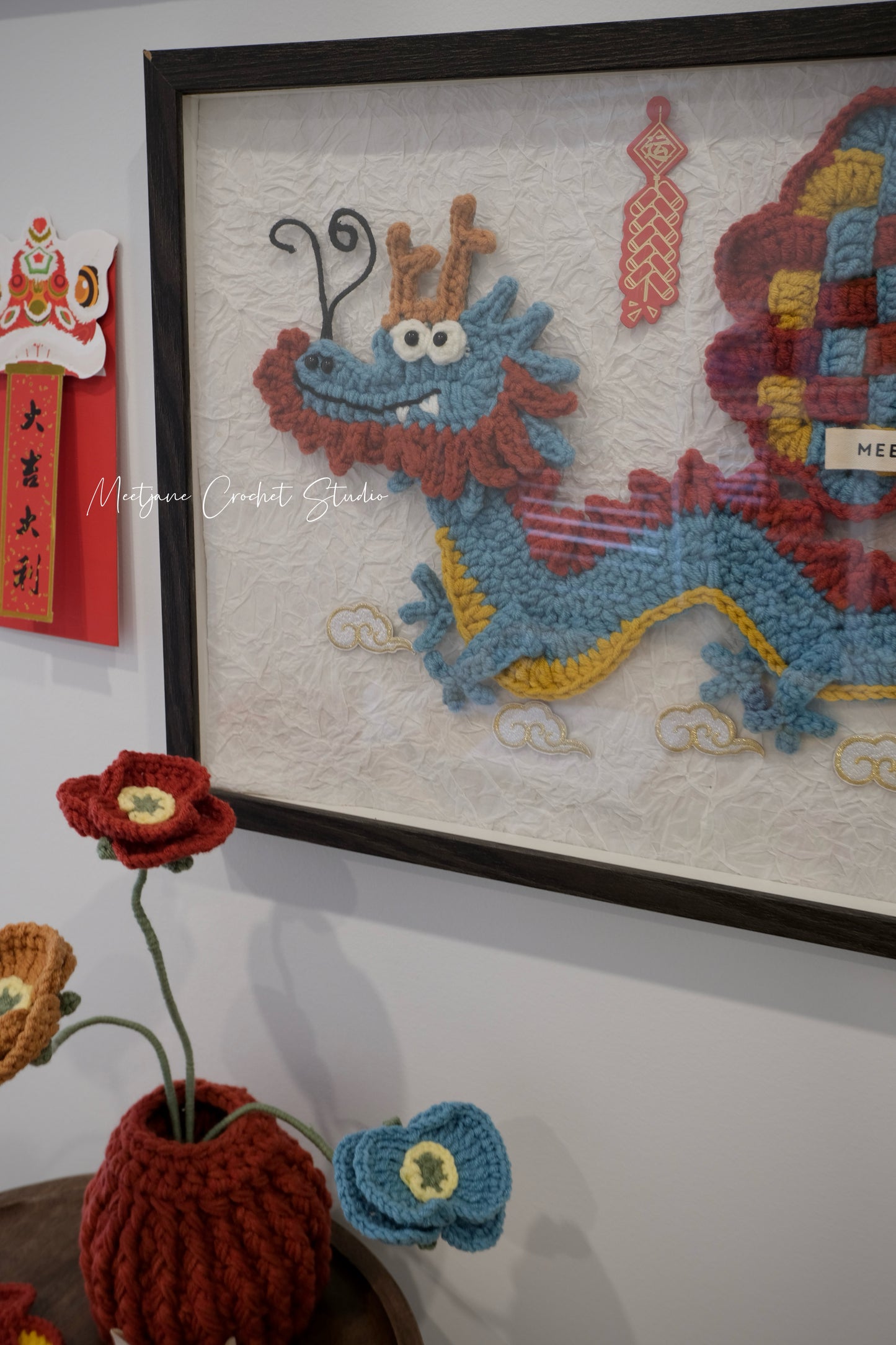 Crochet gift【NEW YEAR EDITION】Crochet Dragon/Loong|Crochet New Year decoration