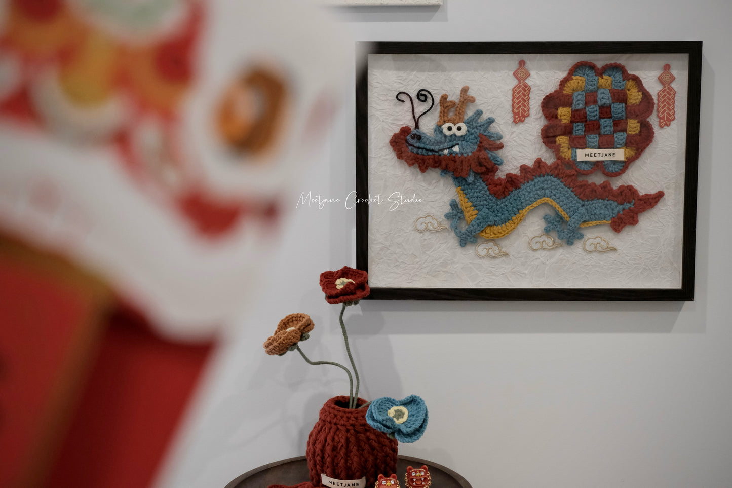 Crochet gift【NEW YEAR EDITION】Crochet Dragon/Loong|Crochet New Year decoration
