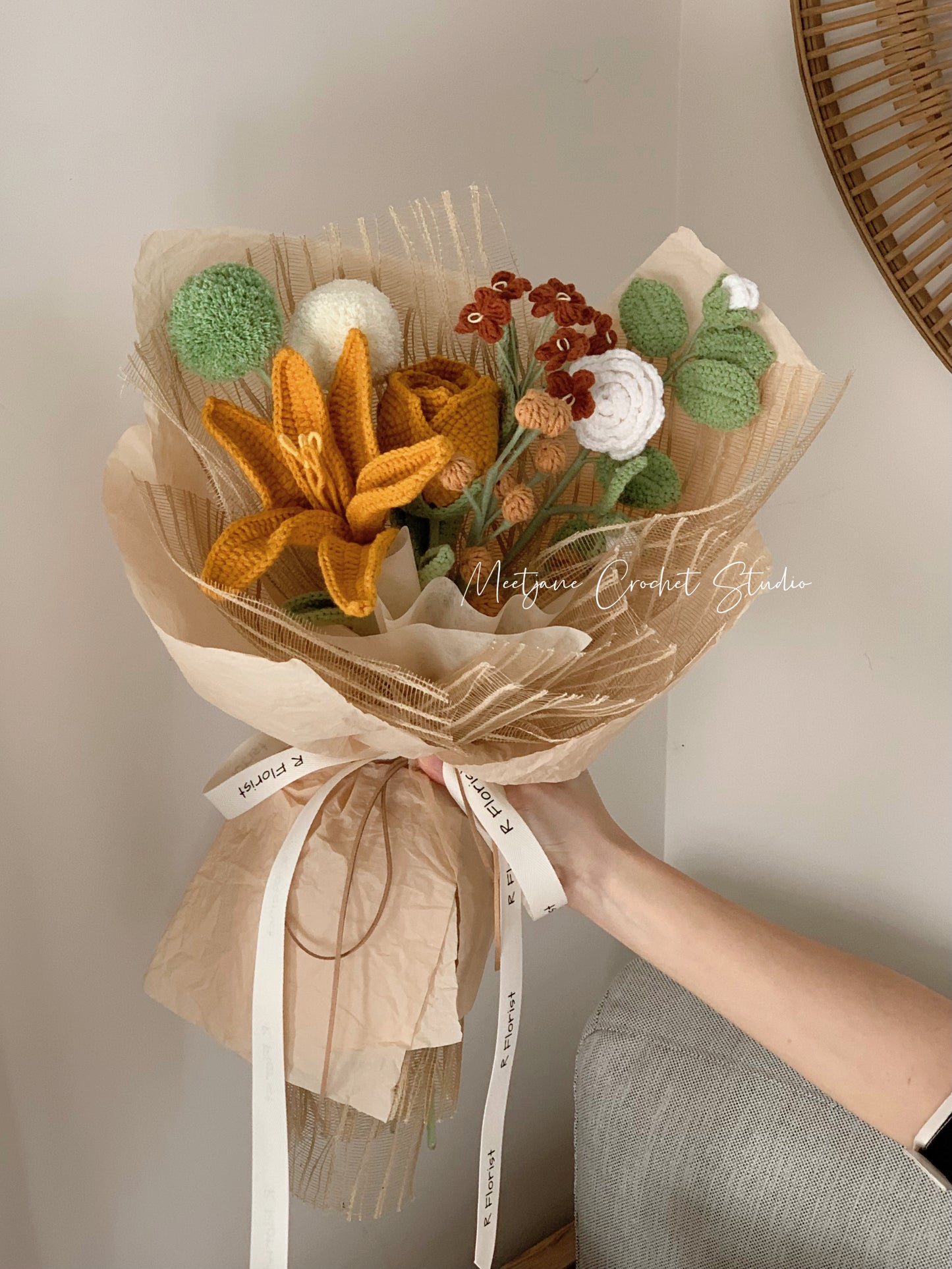 Meetjane bouquet| Melbourne handmade crochet flower |bouquet|Autumn|MELBOURNE ONLY