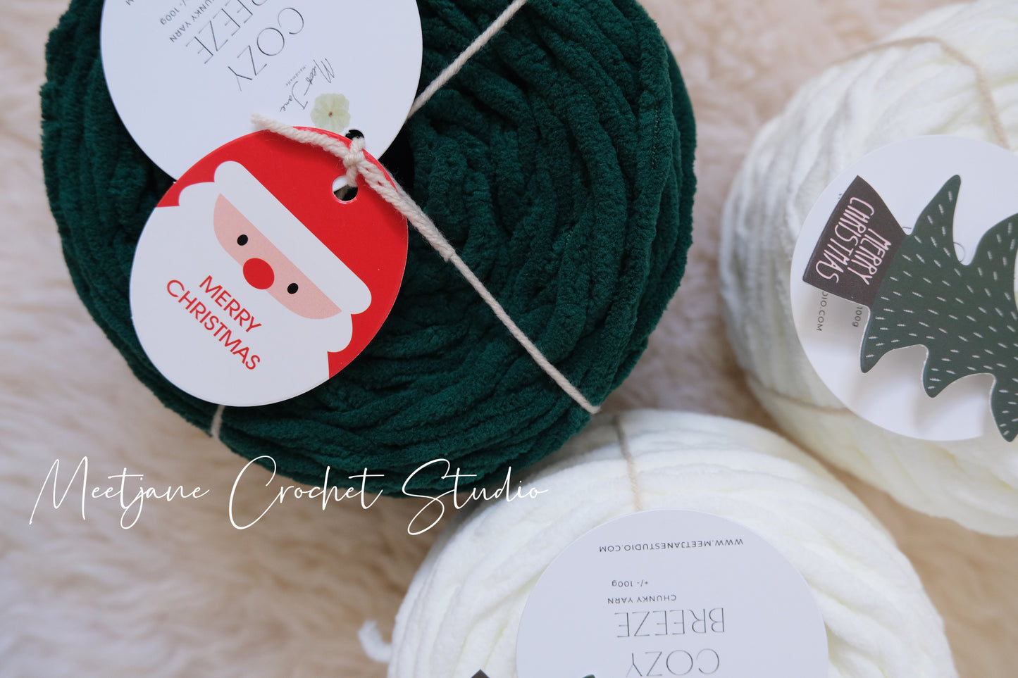 Crochet yarn|Soft Chunky yarn|Cozy Breeze| 100g|AU STOCK|Christmas edition🎄
