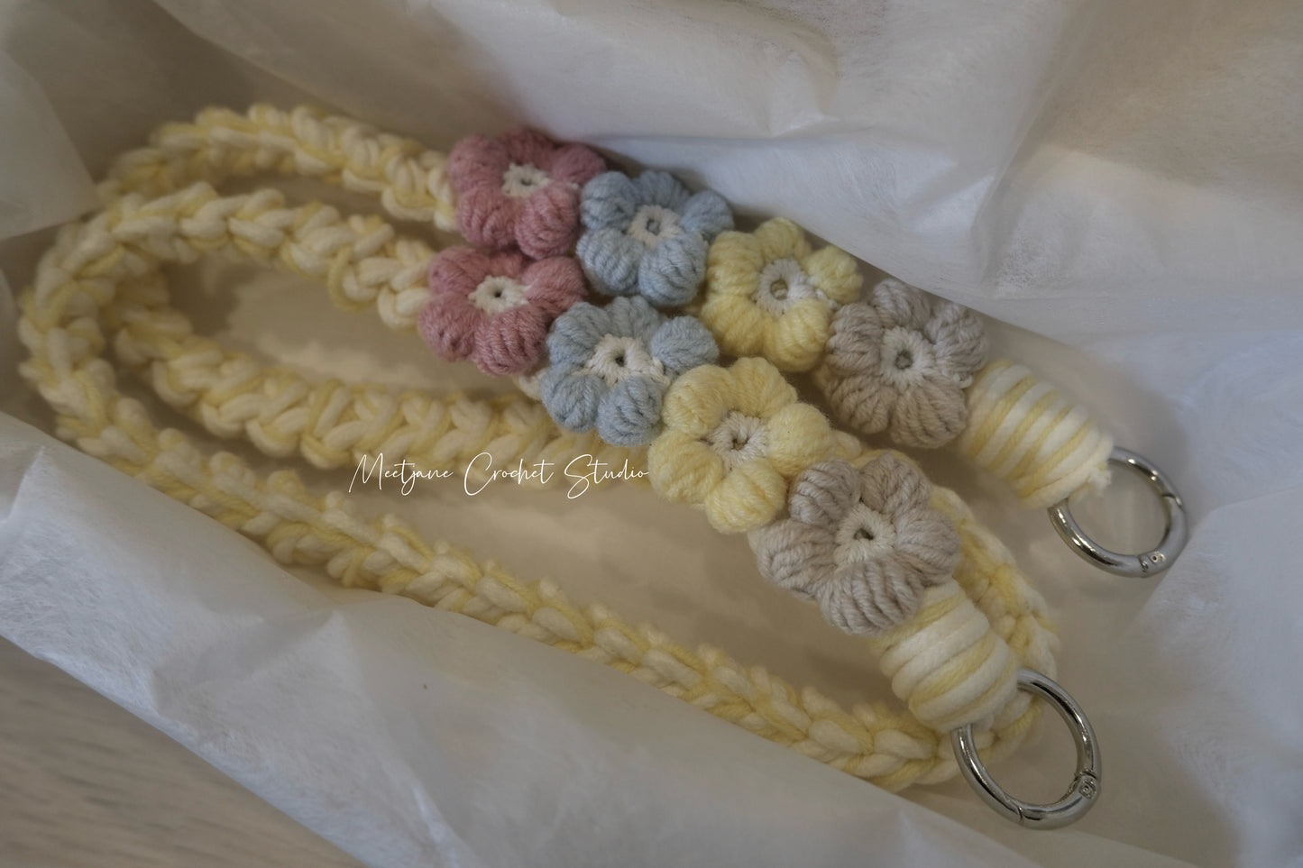 Crochet accessories|crochet bag strap|WORKSHOP