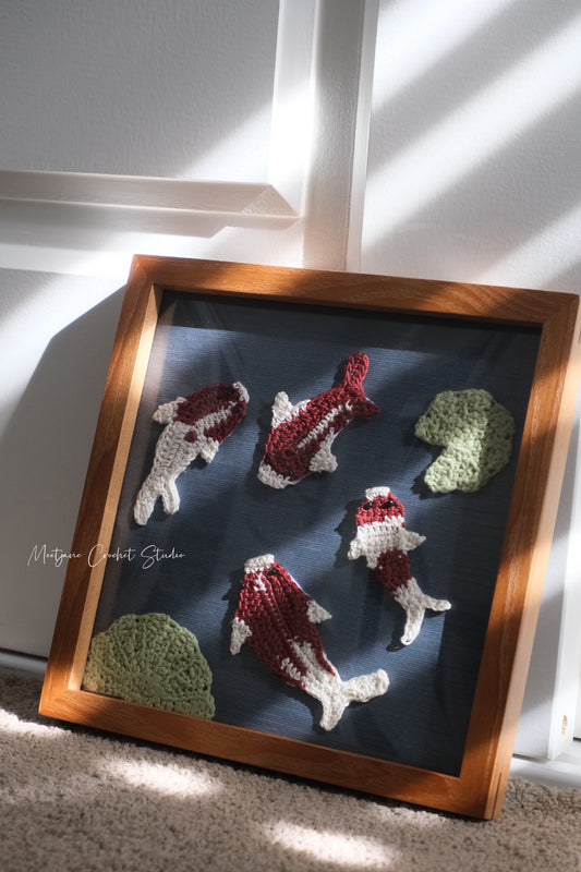 Crochet gift|crochet art|The Koi fish|one size|Best gift for him/her