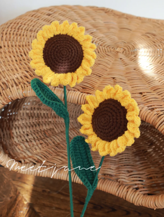 Crochet Pattern and Kit|Sunflower