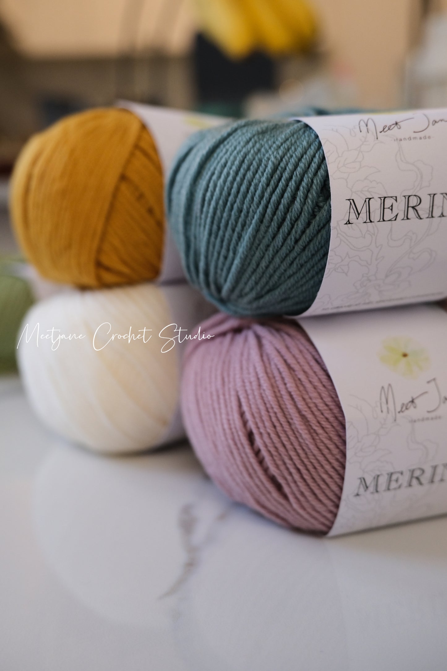 Crochet yarn|wool|Merino wool|50g