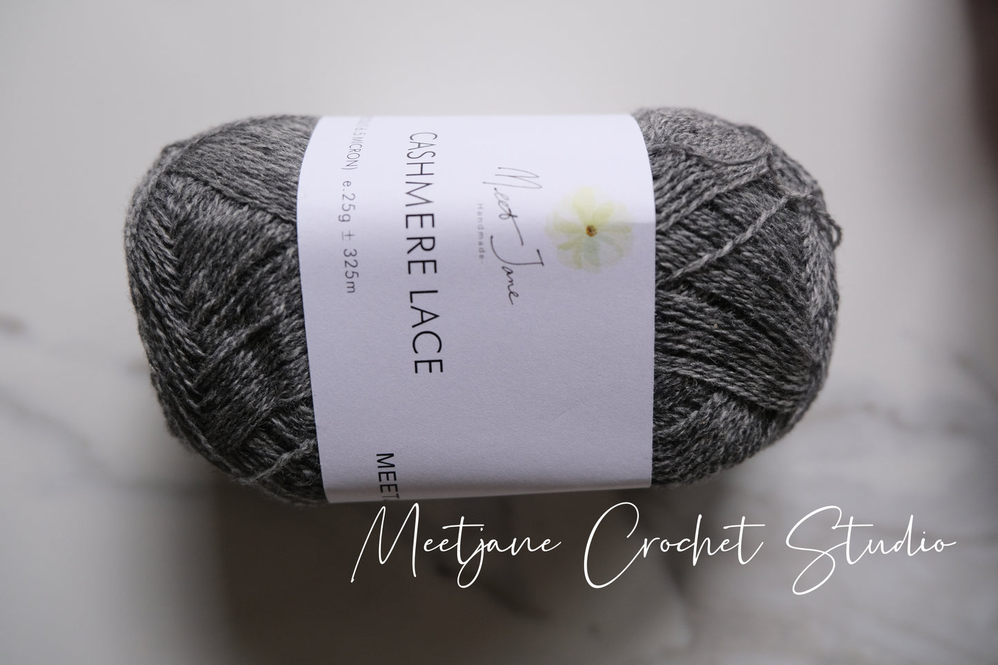 Crochet yarn|cashmere lace|25g