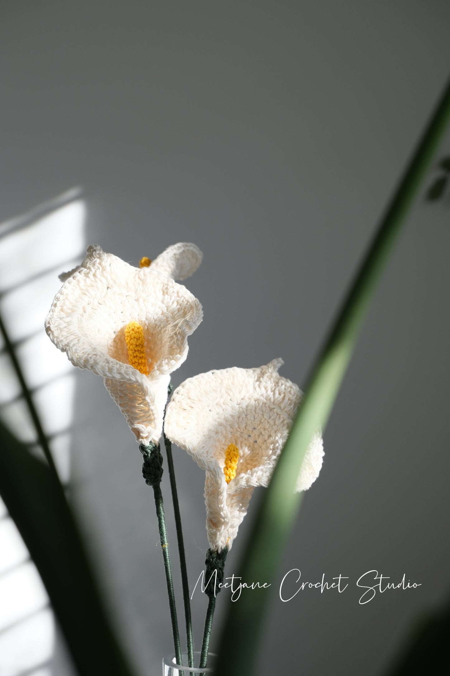 Meetjane bouquet| Melbourne handmade crochet flower |Arum-lily