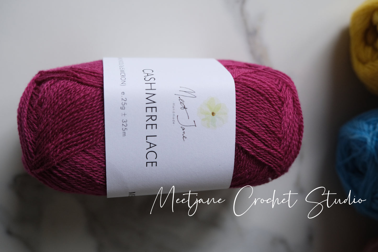 Crochet yarn|cashmere lace|25g|Bright colours