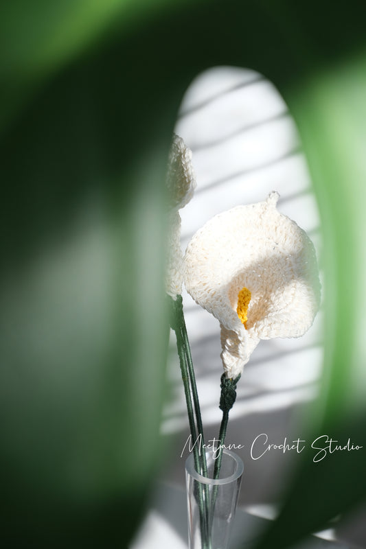 Meetjane bouquet| Melbourne handmade crochet flower |Arum-lily
