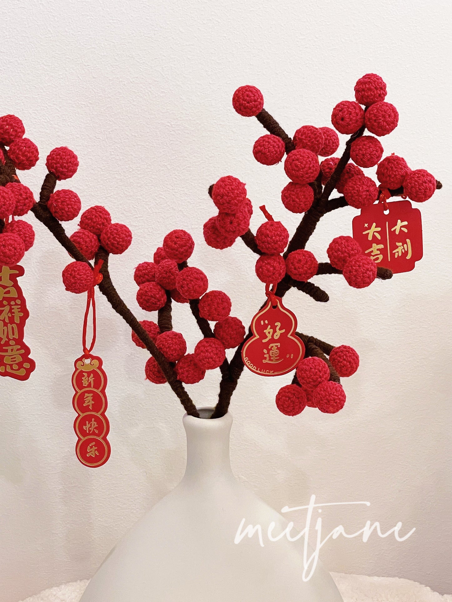 Meetjane bouquet| Melbourne handmade |Holly berries (Chinese New Year Special Edition)